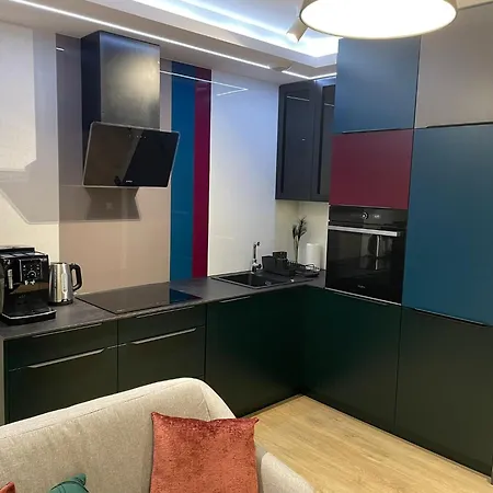 New Comfortable With Balcony And Sauna On Klimieckiego Street