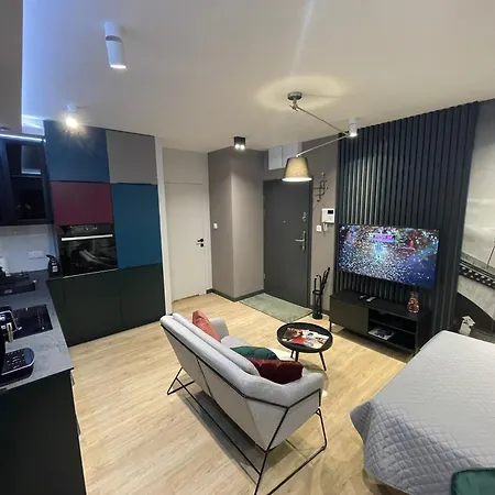 New Comfortable With Balcony And Sauna On Klimieckiego Street