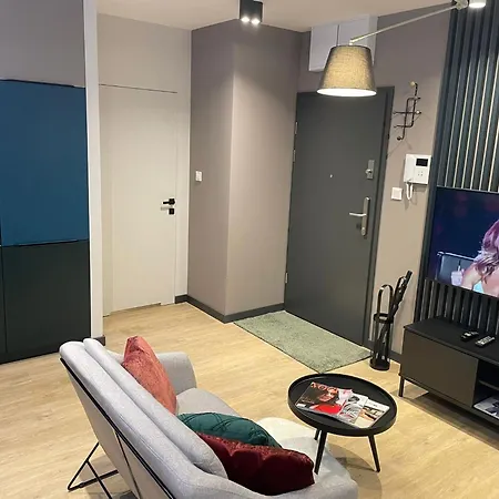 Апартаменты New Comfortable With Balcony And Sauna On Klimieckiego Street *